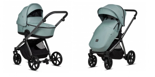 Tutis Mio 3+ Turquoise 243 Bērnu rati 2in1