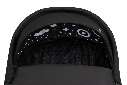 Tutis Mio Plus Thermo Black Edition Obsidian 060 Bērnu Ratiņi 2in1