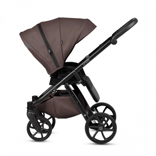 Tutis UNO 6+ LEATHER Cioccolata 177 Bērnu ratiņi 2in1