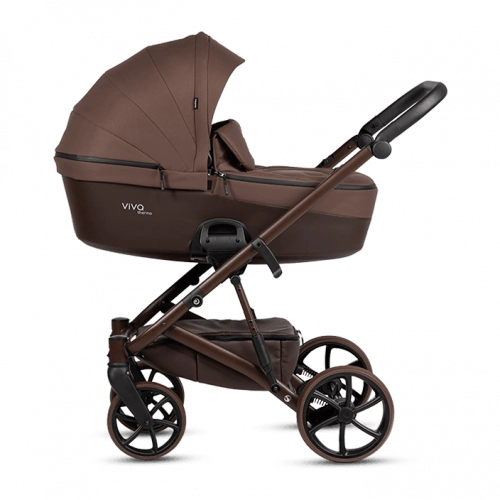 Tutis VIVA6+ ESSENTIAL Espresso 067 Bērnu ratiņi 2in1