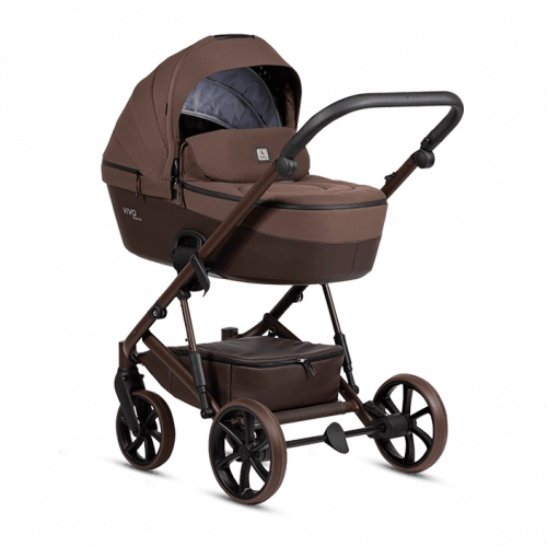 Tutis VIVA6+ ESSENTIAL Espresso 067 Bērnu ratiņi 2in1