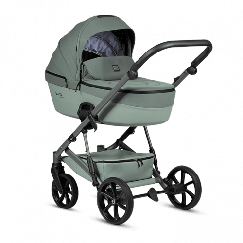 Tutis VIVA6+ ESSENTIAL Sage 039 Bērnu ratiņi 2in1