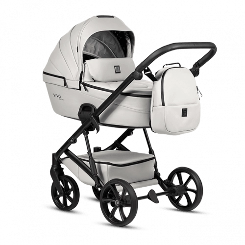 Tutis VIVA6+ LEATHER Cloud 085 Bērnu ratiņi 2in1