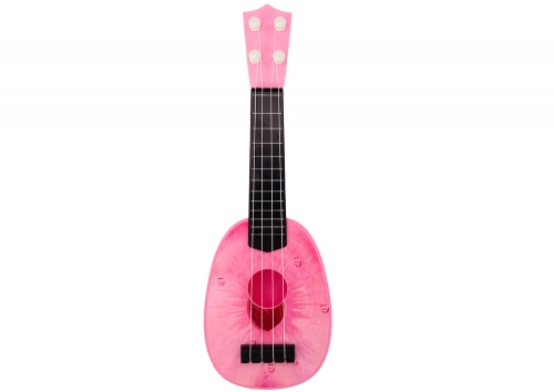Ukulele For Children Mini Guitar 4 Strings Peach Theme Guitar Pink 15″
