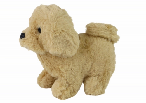 Walking Dog Interactive Toy Barking Beige