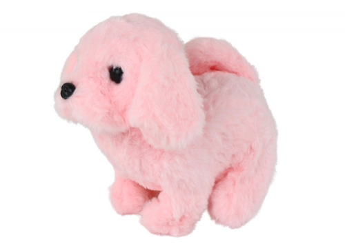 Walking Dog Interactive Toy Barking Pink