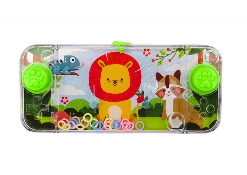 Water Arcade Game Console Green Lion Pad Wheels