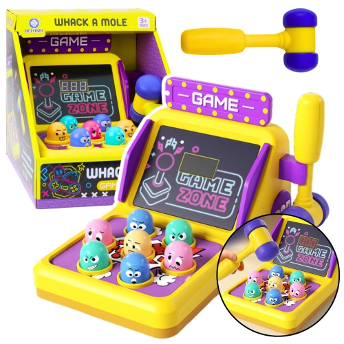 Whack A Mole Arcade Game Slot Machine With Hammer Lights Sounds