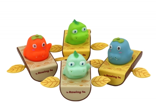 Wind-up Bath Toy Dinosaur in a Boat