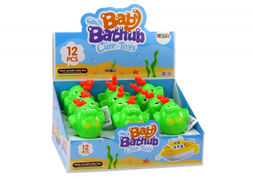 Wind-up Floating Green Frog Bath Toy