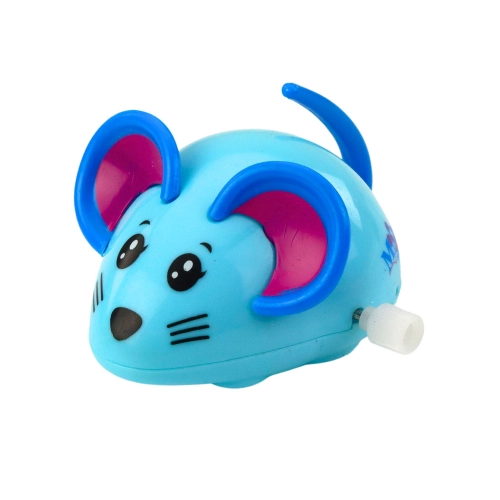 Wind-up Mouse, Drives, Moves Tail, 8cm, Mix Color