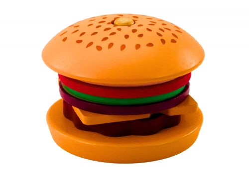 Wooden Hamburger 8 El Cards With Recipes 10 Pcs