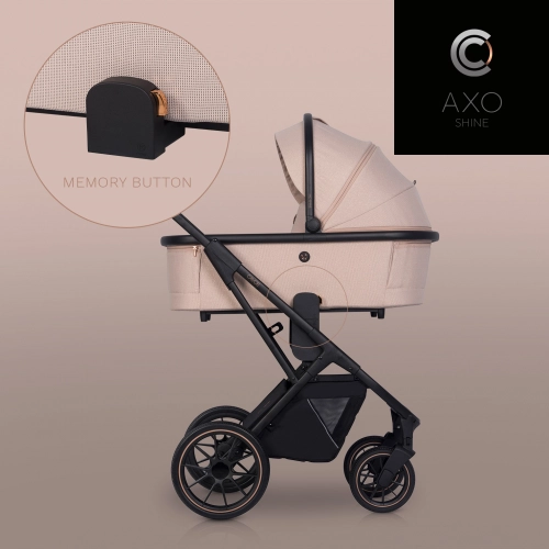 Wózek dziecięcy Cavoe Axo Shine Flamingo
