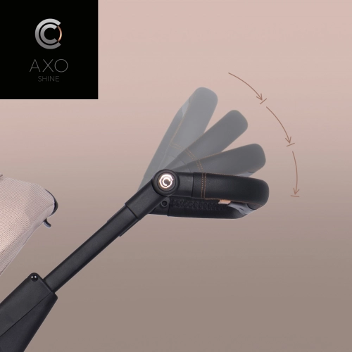 Wózek dziecięcy Cavoe Axo Shine Flamingo
