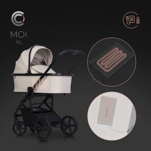 Cavoe Moi XL Ecru Pastaigu rati