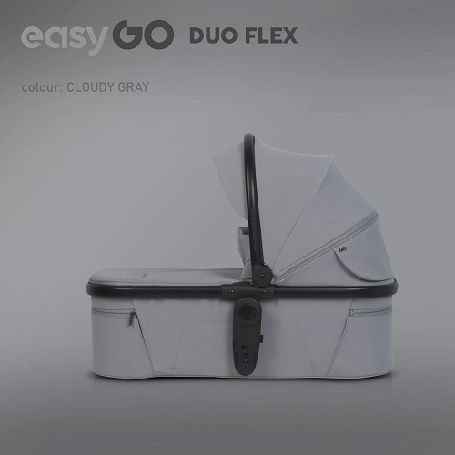 Wózek dziecięcy EasyGo Duoflex Cloudy Gray 1 siedzisko 1 gondola