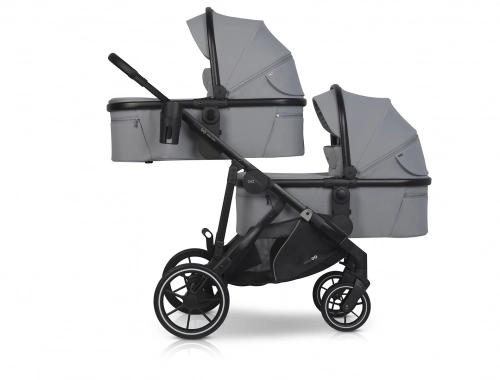 Wózek dziecięcy EasyGo Duoflex Cloudy Gray 1 siedzisko 1 gondola