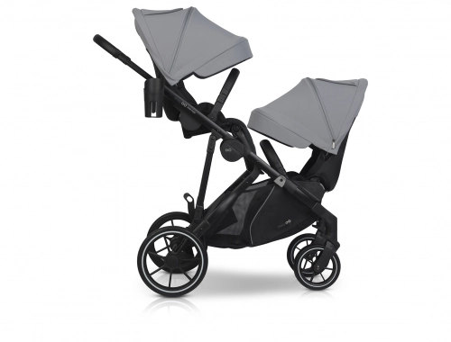 Wózek dziecięcy EasyGo Duoflex Cloudy Gray 1 siedzisko 1 gondola