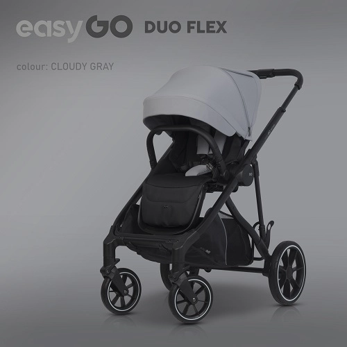 Wózek dziecięcy EasyGo Duoflex Cloudy Gray