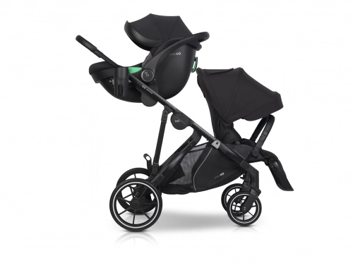 Easygo Duoflex Ebony Black Dvīņu rati