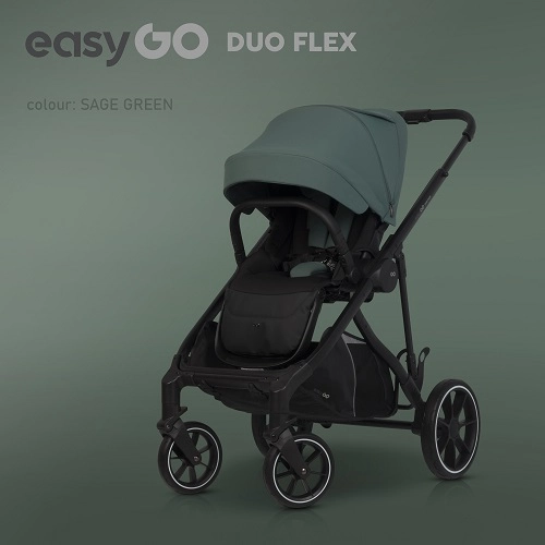 Wózek dziecięcy EasyGo Duoflex Sage Green 1 siedzisko 1 gondola