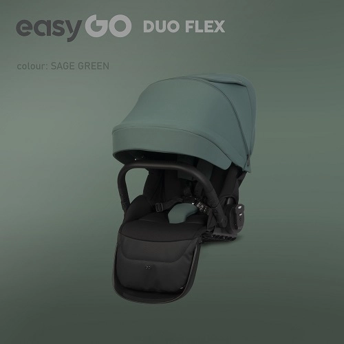 Wózek dziecięcy EasyGo Duoflex Sage Green 2 siedziska 1 gondola