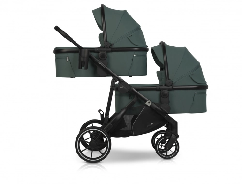 Wózek dziecięcy EasyGo Duoflex Sage Green 2 siedziska 1 gondola