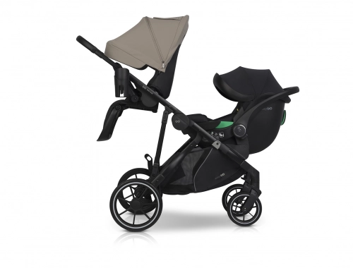 Wózek dziecięcy EasyGo Duoflex Sage Green 2 siedziska