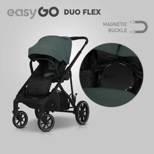 Wózek dziecięcy EasyGo Duoflex Sage Green 2 siedziska