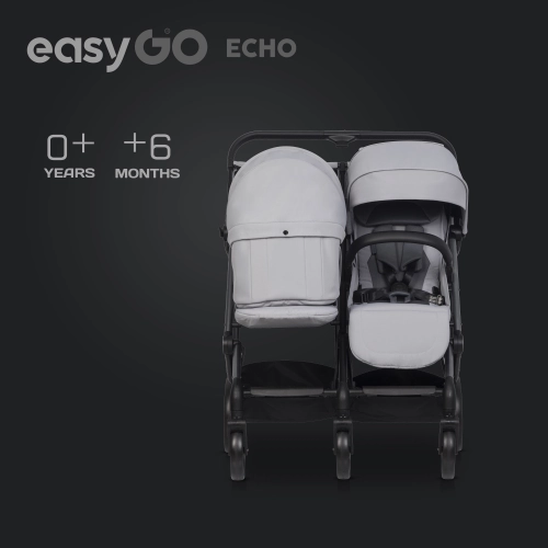 Wózek dziecięcy EasyGo Echo Cloudy Gray