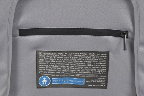Wózek dziecięcy EasyGo Giro 2w1 Cloudy Gray