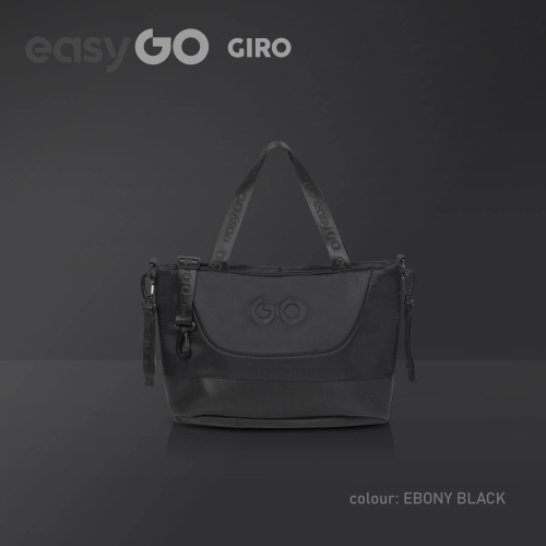 EasyGo Giro Ebony Black Bērnu rati 2in1