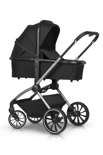 EasyGo Giro Ebony Black Bērnu rati 2in1