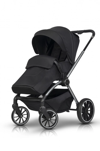EasyGo Giro Ebony Black Bērnu rati 2in1
