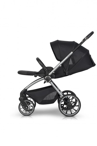 EasyGo Giro Ebony Black Bērnu rati 2in1
