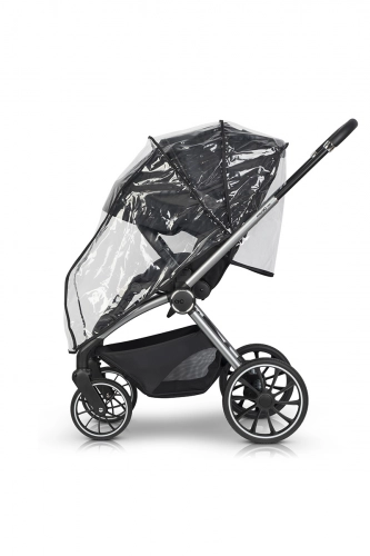 EasyGo Giro Ebony Black Bērnu rati 2in1