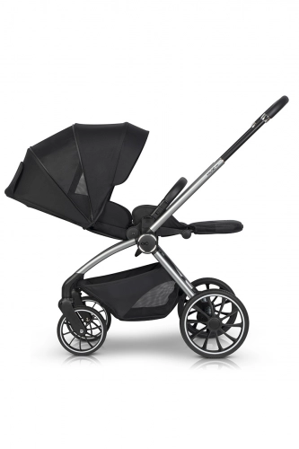 EasyGo Giro Ebony Black Bērnu rati 2in1