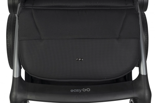 EasyGo Giro Ebony Black Bērnu rati 2in1