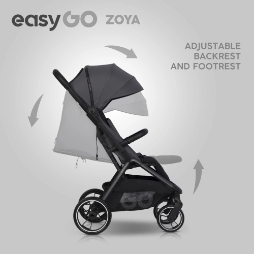 Wózek dziecięcy EasyGo Zoya Cloudy Gray