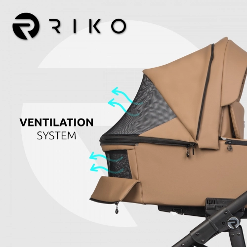 Riko Aura 02 Camel Детская коляска 2 в 1