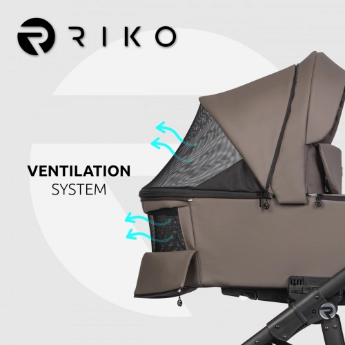 Riko Aura 04 Lava Bērnu rati 2 in 1