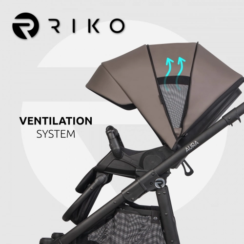Riko Aura 04 Lava Bērnu rati 2 in 1