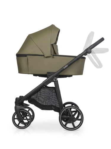 Riko Aura 05 Khaki Bērnu rati 2 in 1