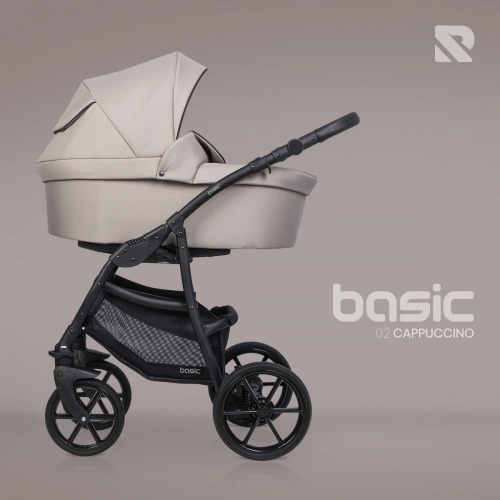Riko Basic 2023 Cappuccino Bērnu rati 2 in 1