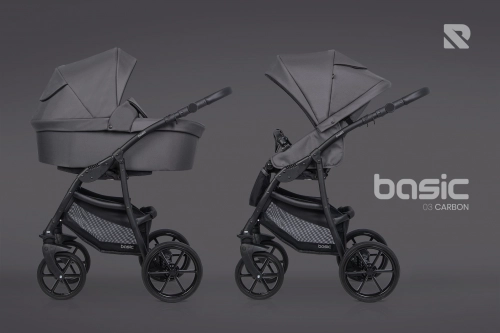 Riko Basic 2023 Carbon Bērnu rati 2 in 1