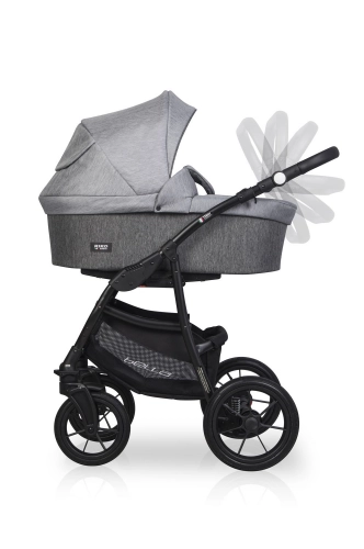 Riko Basic Bella 01 Stone Bērnu rati 2in1
