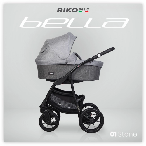 Riko Basic Bella 01 Stone Bērnu rati 2in1