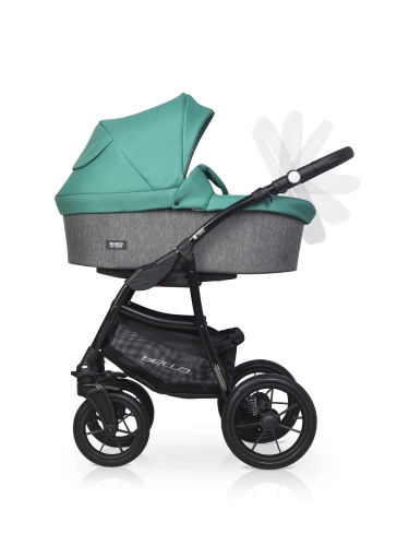 Riko Basic Bella 03 Lagoon Bērnu rati 2in1