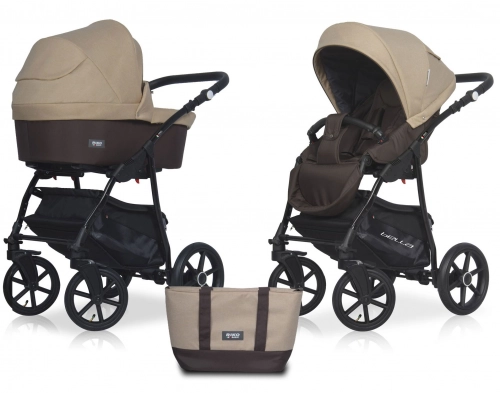 Riko Basic Bella 07 Taupe Bērnu rati 2in1