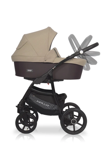 Riko Basic Bella 07 Taupe Bērnu rati 2in1